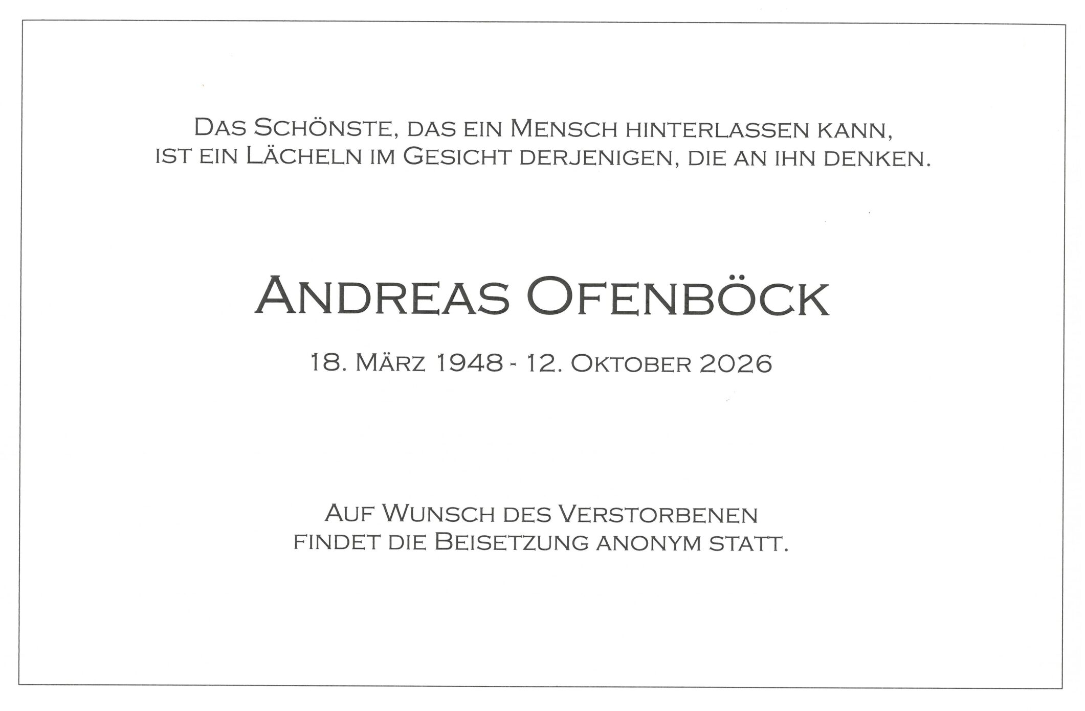 Andreas Ofenböck